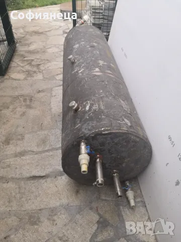 Неръждаем буфер със серпентина, 290 литра за термопомпа или пелетна горелка