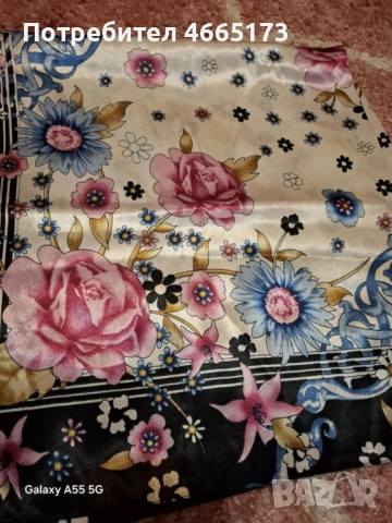 Сатенени и Копринени Шалове , снимка 3 - Шалове - 53025280