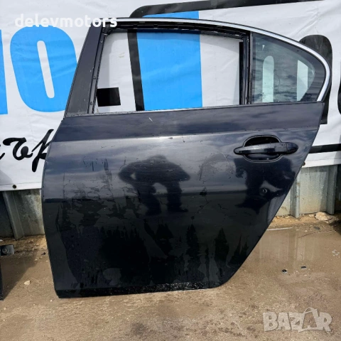 Задна лява врата черна от BMW E60, БМВ 520 Е60 2.2I, снимка 2 - Части - 54080746