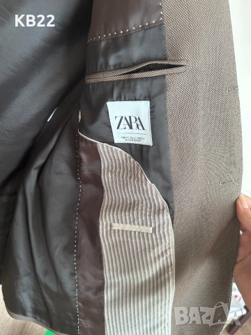 Мъжко чисто ново сако Zara, снимка 2 - Сака - 51917888
