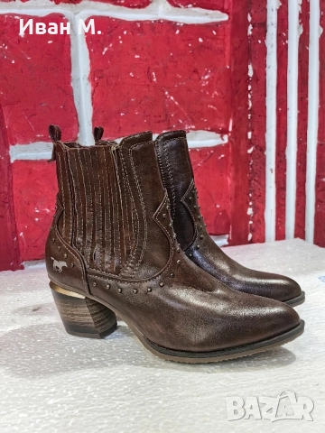 Дамски боти Mustang 37 номер , снимка 2 - Дамски боти - 52571648