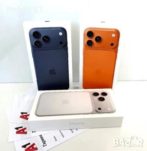 НОВ!iPhone 17 Pro Max 256GB Orange / Silver / Blue ГАРАНЦИЯ 24 Месеца!, снимка 2 - Apple iPhone - 54328945