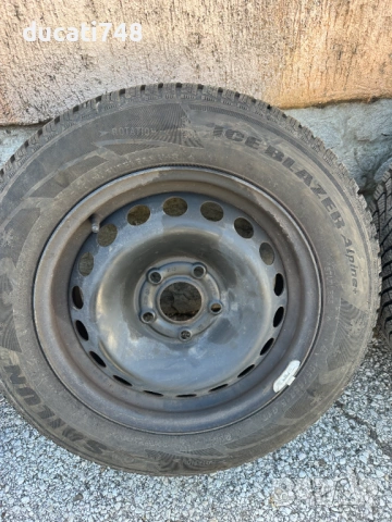 4бр. железни джанти 15", 5х114.3, 66.1 - Renault, снимка 4 - Гуми и джанти - 54127861