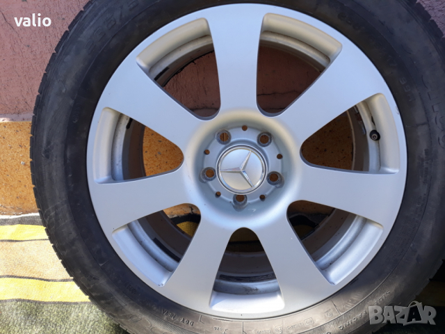 2БР ГУМИ С ДЖАНТИ 5/112/17  MERCEDES E,S, снимка 3 - Гуми и джанти - 36415486