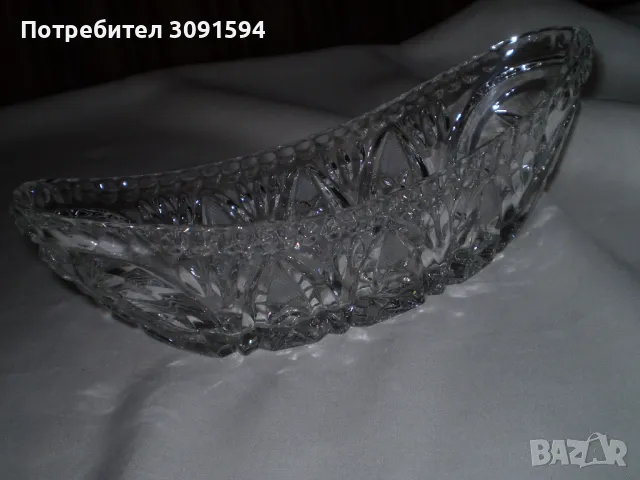 Кристална Фруктиера Рязан Тежак кристал, снимка 3 - Аксесоари за кухня - 48122524