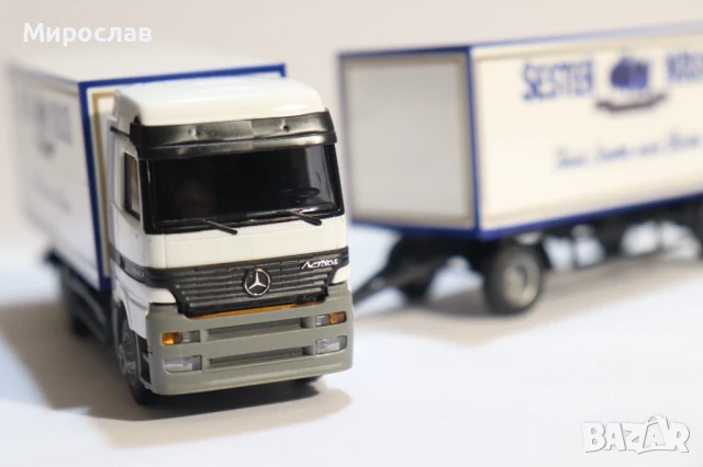 ALBEDO H0 1/87 MERCEDES ACTROS ВЛЕКАЧ КАМИОН МОДЕЛ КОЛИЧКА, снимка 3 - Колекции - 50964419