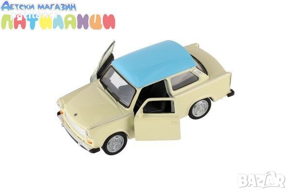 Метална кола Trabant 601 Welly 1:34 , снимка 3 - Коли, камиони, мотори, писти - 42688539