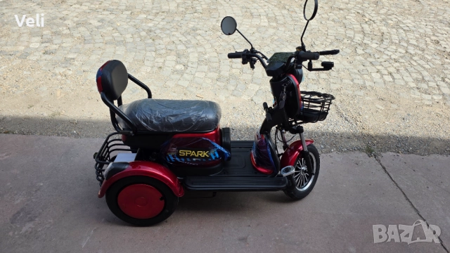 Електрическа двуместна триколка 1500W,60V, снимка 3 - Мотоциклети и мототехника - 51611771