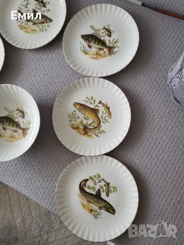Порцеланов сервиз за риба WUNSIEDEL BAVARIA, снимка 3 - Колекции - 47989490