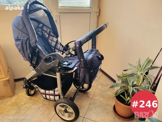 Бебешка количка Bergsteiger Capri 3 в 1 – КАТО НОВА (Пълен комплект)