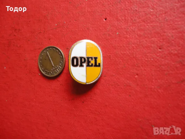 Автомобилна значка знак Opel с емайл 