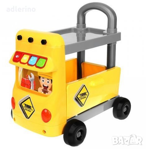  Детска игра Количка за инструменти, игра за деца - инструменти, малък майстор -5% Ново, снимка 9 - Коли, камиони, мотори, писти - 34164014