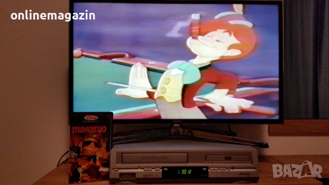 Видеокасета " Пинокио-Капитан Балу " VHS, снимка 10 - Други жанрове - 54083456