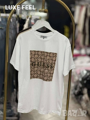 GUESS⚜️ Дамски Памучни Тениски , снимка 2 - Тениски - 53341742