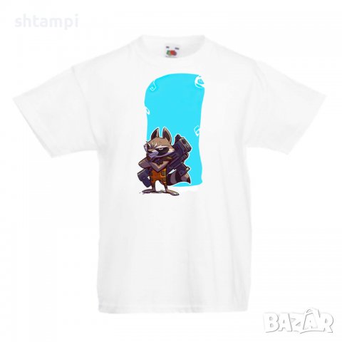 Детска тениска Marvel Rocket Racoon 1 Игра,Изненада,Подарък,Геймър,, снимка 4 - Детски Блузи и туники - 36716859