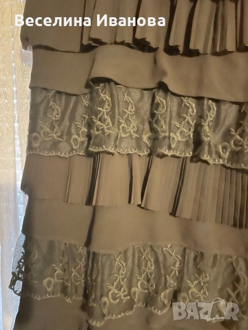 Черна рокля Combipel, снимка 2 - Рокли - 52343272