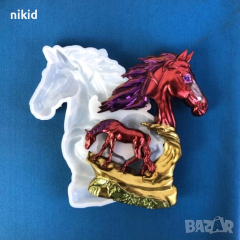 Кон в Кон силиконов молд форма фондан шоколад смола статуетка декор