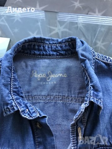 Дънкова риза Пепе джинс/ Pepe Jeans, снимка 3 - Ризи - 30492621