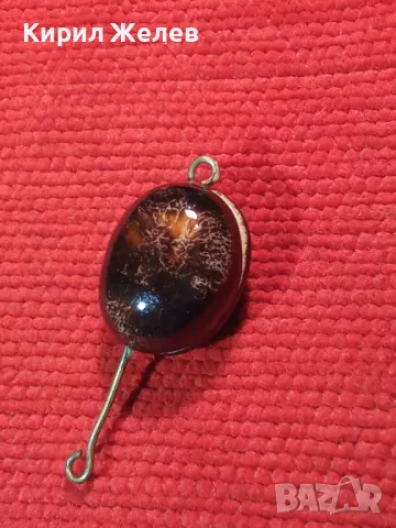 СТАР НАКИТ ЦВЕТНА КЕРАМИКА РЕТРО МАЙСТОРСКО БИЖУ НАКИТ 19479, снимка 6 - Антикварни и старинни предмети - 35596673