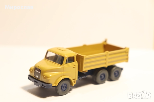 WIKING 1:87 H0 MAN САМОСВАЛ КАМИОН КОЛИЧКА МОДЕЛ, снимка 5 - Колекции - 52611839