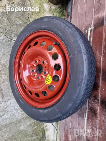 Резервна гума с джанта 125/80/15, снимка 4 - Гуми и джанти - 49292668