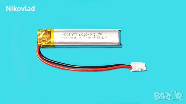 Батерия 3.7V 200mAh/ 601040/ Li-Ion