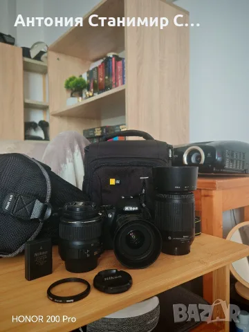 Nikon d3100 фотоапарат , снимка 3 - Фотоапарати - 56224480