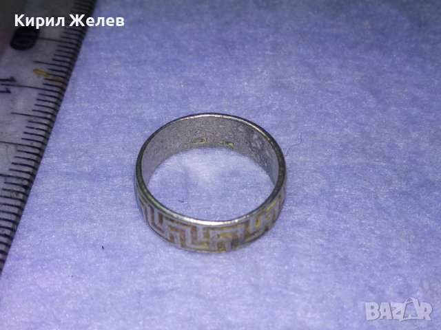 СТАР СРЕБЪРЕН ПРЪСТЕН с ГЕРМАНСКИ РУНИ СВАСТИКА и2 ПЕЧАТА За ВИСОКА ПРОБА СРЕБРО и На МАЙСТОРА 40538, снимка 11 - Антикварни и старинни предмети - 42762946