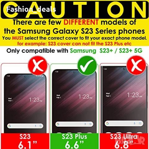 Нов флип кожен калъф кейс за телефон Samsung S23 Plus Защита Самсунг, снимка 2 - Калъфи, кейсове - 40167366