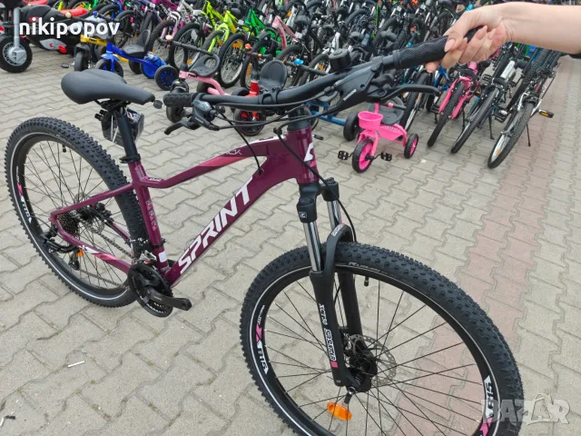Промо велосипед 27.5" Sprint MAVERICK LADY S розов, снимка 4 - Велосипеди - 56070572
