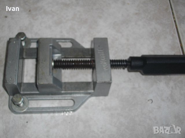 Ново Немско Машинно Менгеме За Стойка На Бормашина-Алуминиево-Отваря До 65 мм-WOLFCRAFT-ОТЛИЧНО, снимка 10 - Бормашини - 40175324