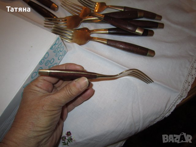 Прибори за хранене -ДЪРВО И БЛАГОРОДНА СТОМАНА -  СТАРИННИ, снимка 7 - Прибори за хранене, готвене и сервиране - 32108655