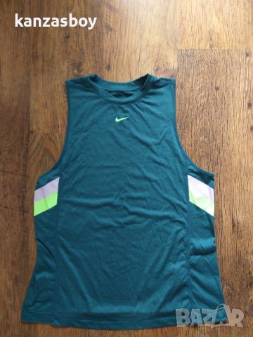 Nike T-Shirts Dri Fit Stripe Sleeveless - страхотен дамски потник, снимка 6 - Потници - 36623040