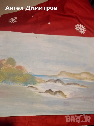 Стар акварел , снимка 1