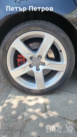 18" оргинални джанти с летни гуми за Ауди А6/А5/А4, снимка 4 - Гуми и джанти - 50695637
