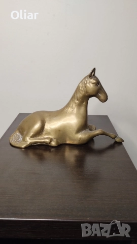 Изключително красива статуетка на кон. Месинг. , снимка 2 - Статуетки - 52959290