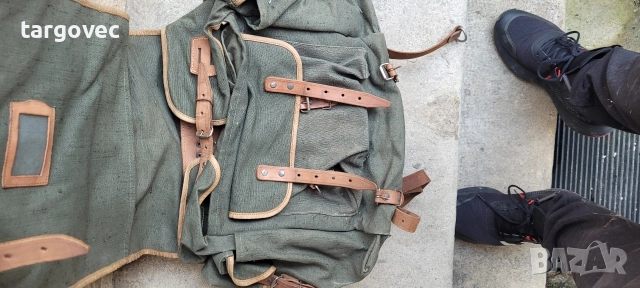 малка брезентова ловджийска раница, снимка 2 - Раници - 52545000