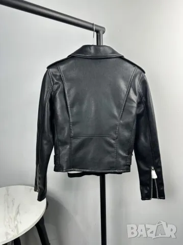  MANGO кожено яке , снимка 2 - Якета - 49525136