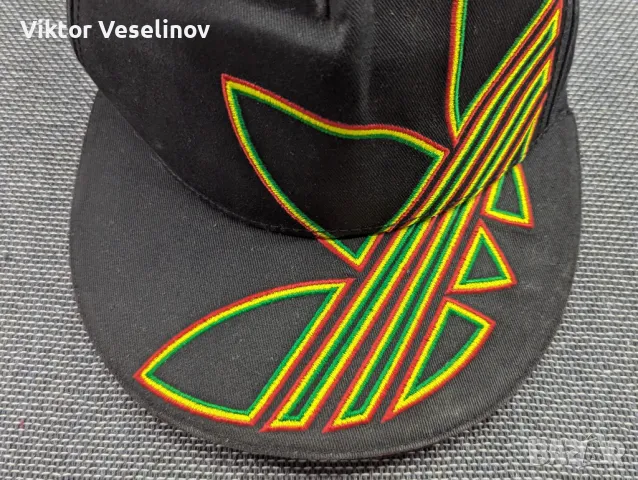 Adidas Rasta Шапка с Козирка Размер Размер Размер M Snapbag Trefoil, снимка 3 - Шапки - 49639841