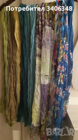 Лот от 4 шала пролет/ есен., снимка 5 - Шалове - 47912202