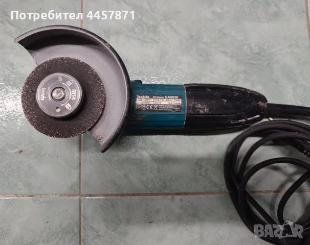Ъглошлайф Makita GA5030 (125 mm / 720W) – Малък флекс