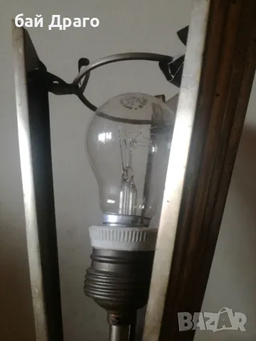 Старинна френска лампа в стил Art Deco, снимка 3 - Антикварни и старинни предмети - 49611943