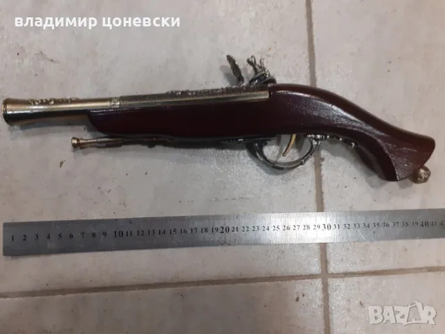 Красив кремъчен пистолет,пищов,оръжие, снимка 2 - Колекции - 48771382