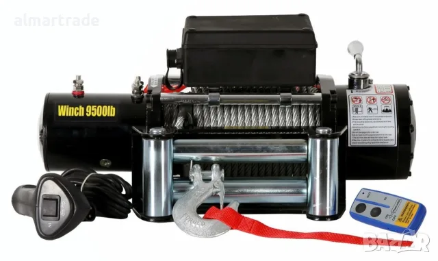 12 V кабелна лебедка с ролка