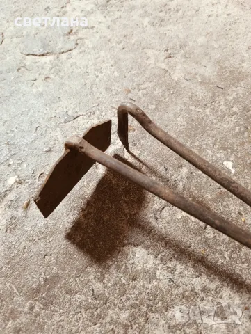 стари метални приспособления за камина, пещ и др