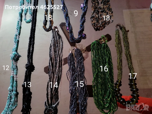 Колиета от мъниста и естествени материали , снимка 3 - Колиета, медальони, синджири - 52089550