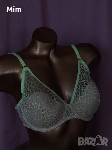  Резервирани 85 С Marie Jo Неоново зелен сутиен с бежава подплата , снимка 3 - Бельо - 53311350
