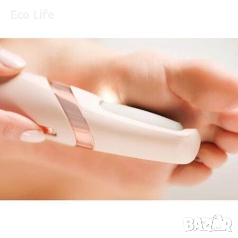 Електрическа пила за пети и педикюр Flawless finishing touch, снимка 6 - Електрически пили за пети - 52346613