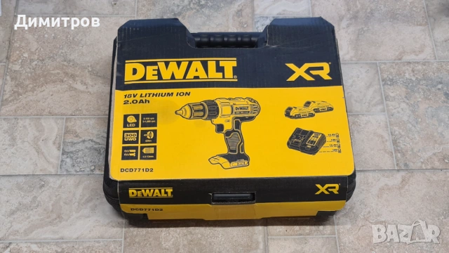 Оригинален винтоверт DEWALT, снимка 3 - Винтоверти - 54059026