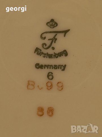 немски порцеланови чинийки с птици , снимка 5 - Колекции - 42574484